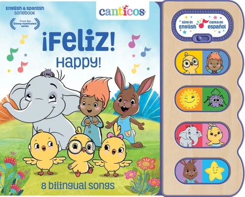 Happy!/?Ífeliz!: 8 Bilingual Songs (Nick Jr. Canticos) (English And Spanish Edition) (Nick Jr Canticos 8-Button Early Bird Switch Sound Books)