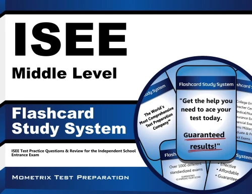 Isee Middle Level Flashcard Study System: Isee Test Practice Questions & Review For The Independent School Entrance Exam (Cards)