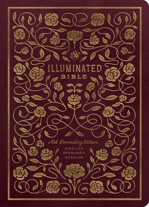 Esv Illuminated Bible, Art Journaling Edition (Trutone, Burgundy)