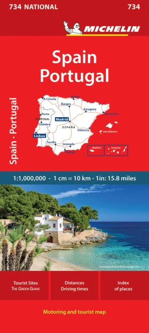 Michelin Spain & Portugal Map 734 (Maps/Country (Michelin))