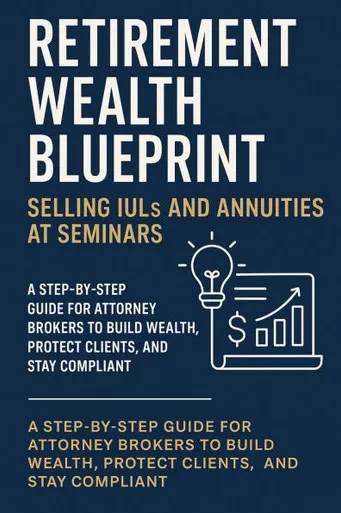 Retirement Wealth Blueprint: Selling IULs and Annuities at Seminars: A Step-by-Step Guide for Attorney Brokers to Build Wealth, Protect Clients, and S