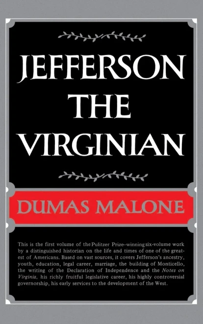 Jefferson The Virginian (Jefferson And His Time, Vol. 1)