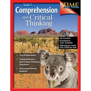 Comprehension And Critical Thinking 6Th Grade ?çô Sixth Grade Workbook With Lessons To Improve Comprehension, Critical Thinking And Test Taking Skills