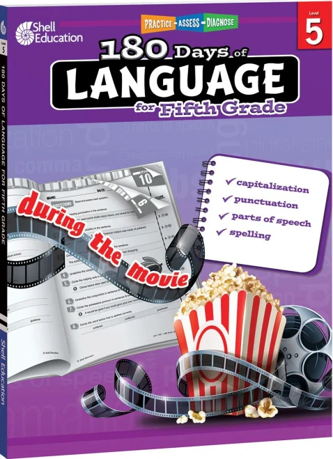 180 Days Of Language For Fifth Grade ?çô Build Grammar Skills And Boost Reading Comprehension Skills With This 5Th Grade Workbook (180 Days Of Practice)