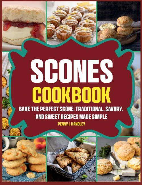 Scones Cookbook: Bake the Perfect Scone: Traditional, Savory, and Sweet Recipes Made Simple