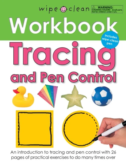Wipe Clean Workbook Tracing And Pen Control: Includes Wipe-Clean Pen (Wipe Clean Learning Books)