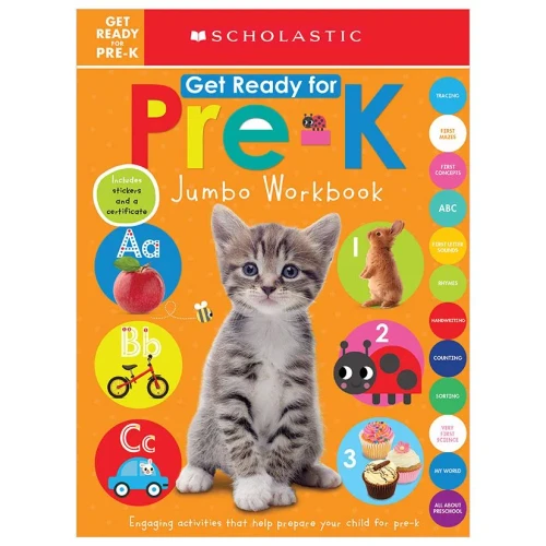 Get Ready For Pre-K Jumbo Workbook: Scholastic Early Learners (Jumbo Workbook)