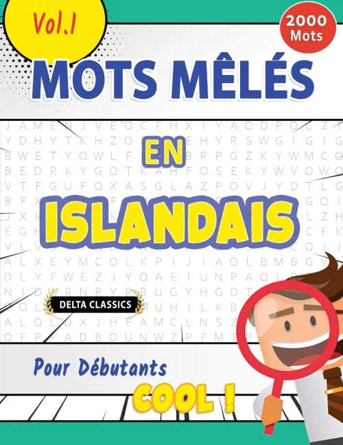 Mots Mêlés En Islandais Pour Débutants - Cool ! Vol.1 - Delta Classics