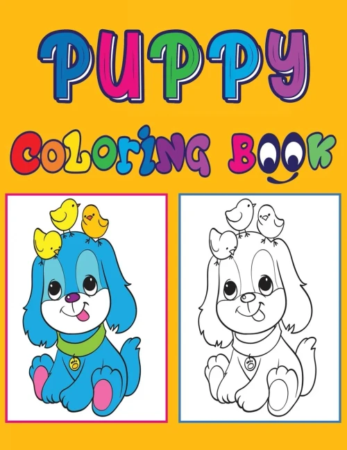 Puppy Coloring Book: Activity Book For Kids