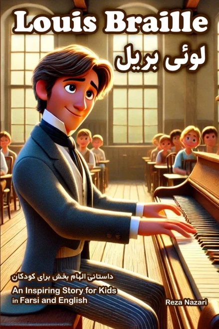 The Story of Louis Braille: An Inspiring Story for Kids in Farsi and English