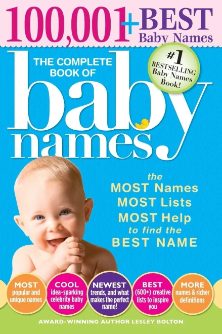The Complete Book Of Baby Names: The #1 Baby Names Book With The Most Unique Baby Girl And Boy Names (Gifts For Expecting Mothers, Fathers, Parents)