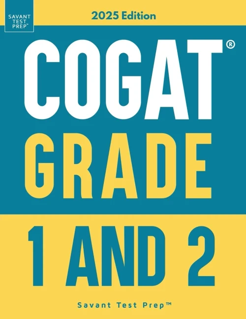 COGAT Grade 1 and 2: Test Prep with Two Practice Tests