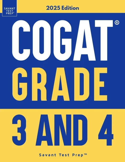 COGAT Grade 3 and 4: Two Practice Tests - Level 9 and 10