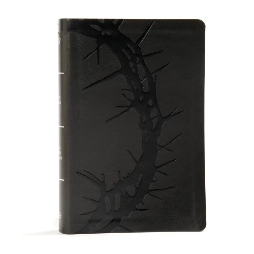 Kjv Large Print Personal Size Reference Bible, Charcoal Leathertouch