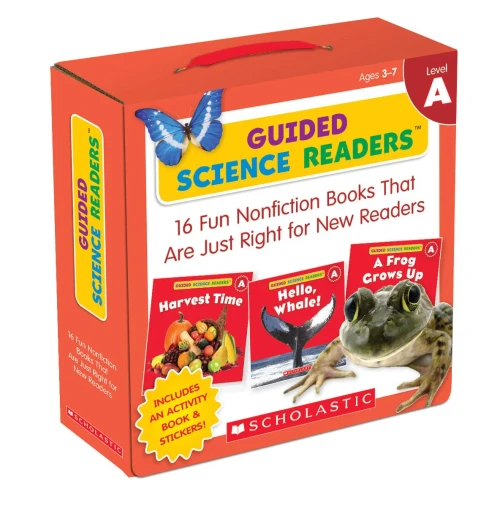 Guided Science Readers Parent Pack: Level A: 16 Fun Nonfiction Books That Are Just Right For New Readers