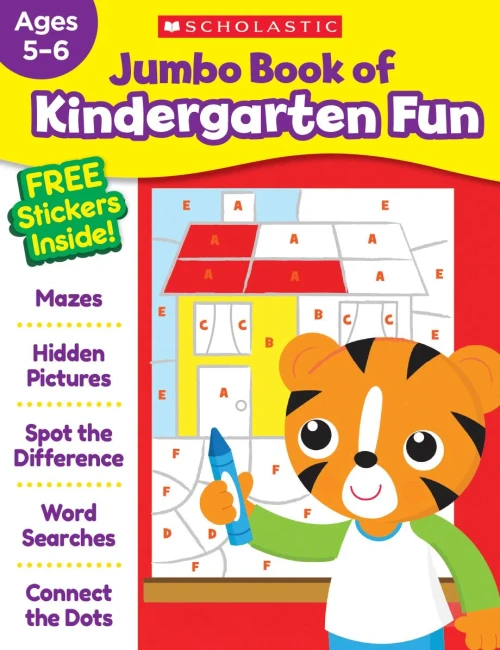 Jumbo Book Of Kindergarten Fun Workbook