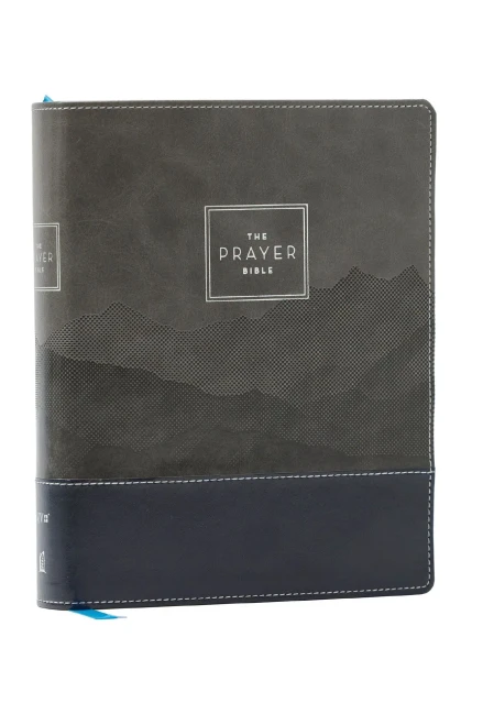 The Prayer Bible: Pray God's Word Cover to Cover (Niv, Black/Gray Leathersoft, Red Letter, Comfort Print)