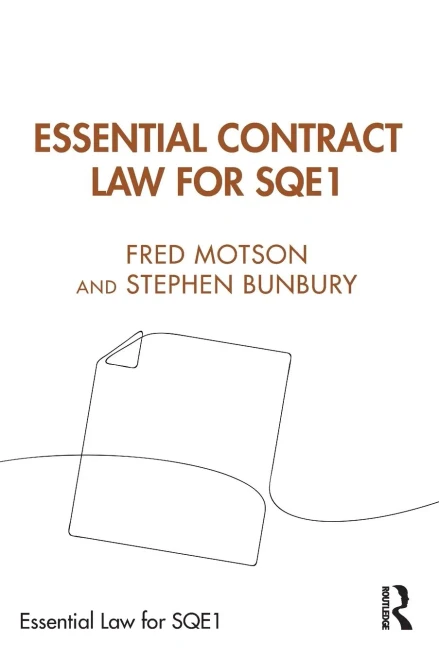 Essential Contract Law for SQE1 - (Paperback or Softback)