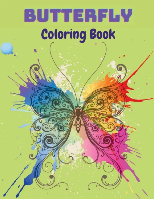 Butterfly Coloring Book: Butterfly Coloring Book For Kids: 20 Completely Unique Butterfly Coloring Pages Fun Activity Book For Young Children, Ages 2-8.