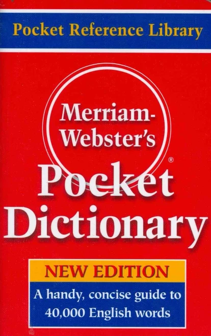 Merriam-Webster'S Pocket Dictionary, Newest Edition