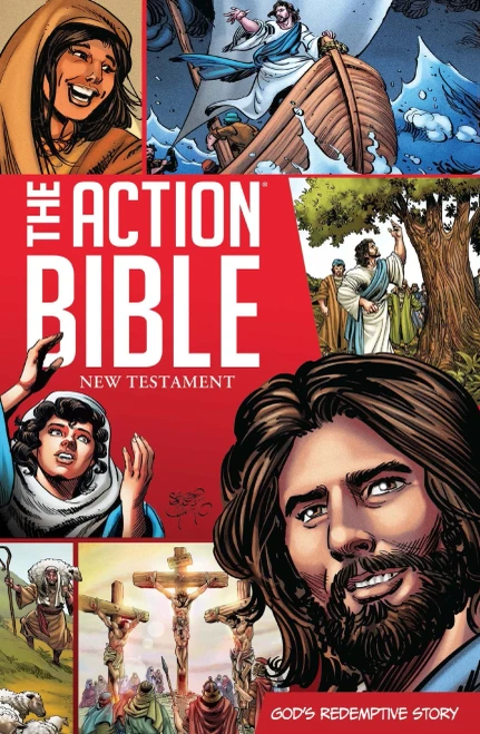 The Action Bible New Testament: God'S Redemptive Story (Action Bible Series)