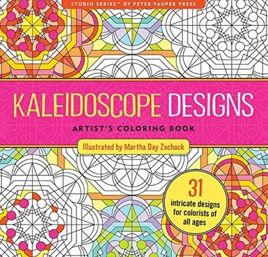 Kaleidoscope Designs Adult Coloring Book (31 Stress-Relieving Designs) (Studio)