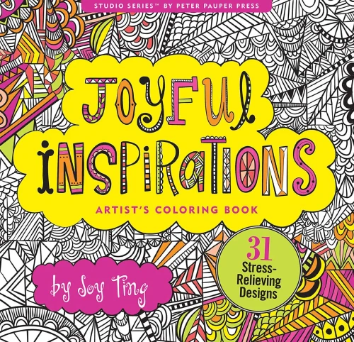 Joyful Inspiration Adult Coloring Book (31 Stress-Relieving Designs) (Artists' Coloring Books)