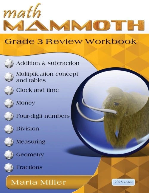Math Mammoth Grade 3 Review Workbook