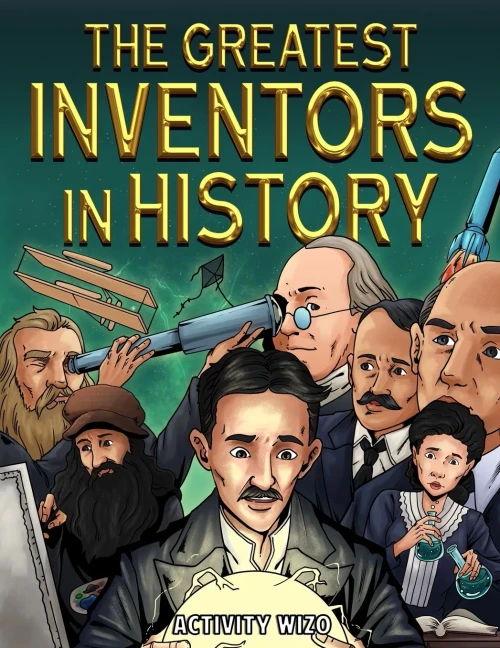 The Greatest Inventors In History: An Inspirational Coloring Book With Stories And Facts