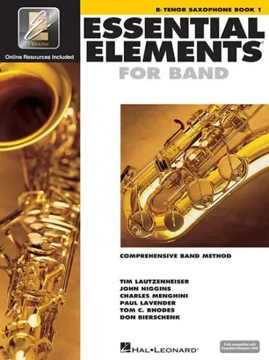Essential Elements for Band - BB Tenor Saxophone Book 1 with Eei (Book/Online Media) [With CDROM and CD (Audio) and DVD]