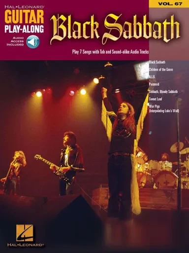 Black Sabbath Guitar Play-Along Volume 67 Book/Online Audio [With CD]