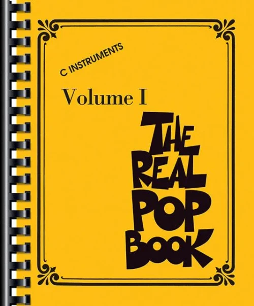 The Real Pop Book - Volume 1 C Instruments 200+ Popular Songs for Piano Guitar and Voice Fake Book with Comb Binding for Easy Use Hal Leonard
