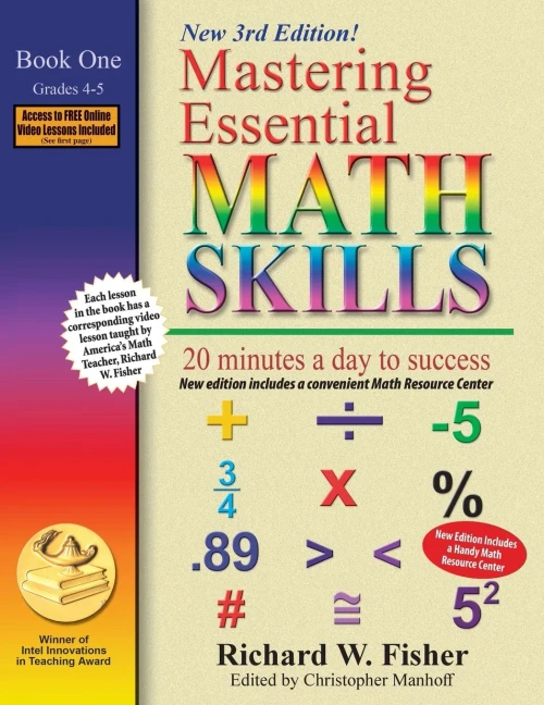 Mastering Essential Math Skills, Book 1: Grades 4 And 5, 3Rd Edition: 20 Minutes A Day To Success