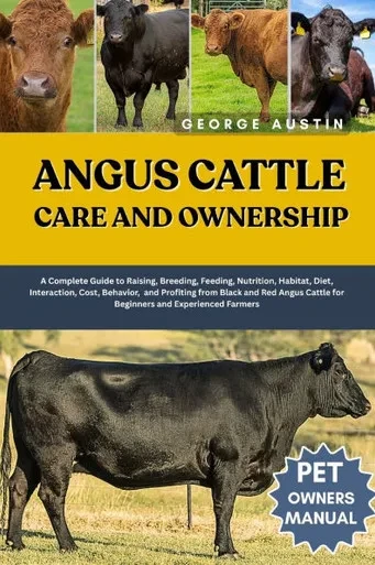 Angus Cattle Care and Ownership: A Complete Guide to Raising, Breeding, Feeding, Nutrition, Habitat, Diet, Interaction, Cost, Behavior, and Profiting
