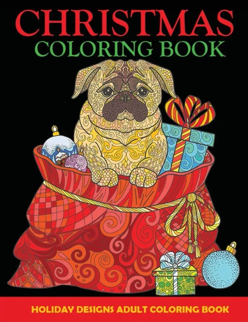Christmas Coloring Book: Adult Coloring Book, Holiday Designs (Christmas Adult Coloring Books)