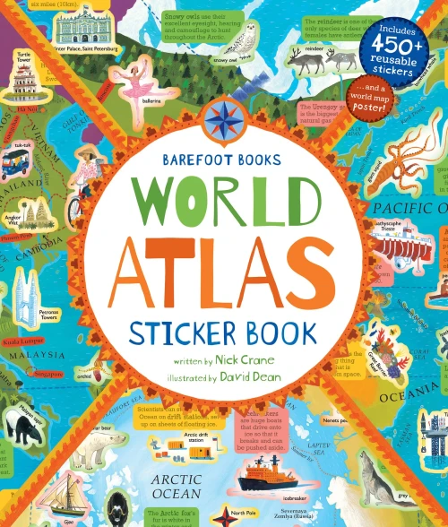 Barefoot Books World Atlas Sticker Book