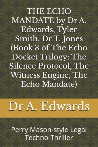 THE ECHO MANDATE by Dr A. Edwards, Tyler Smith, Dr T. Jones (Book 3 of The Echo Docket Trilogy: The Silence Protocol, The Witness Engine, The Echo Man