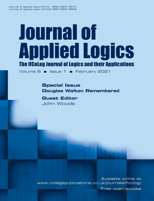 Journal Of Applied Logics. The Ifcolog Journal Of Logics And Their Applications. Volume 8, Issue 1, February 2021. Special Issue: Douglas Walton Remembered