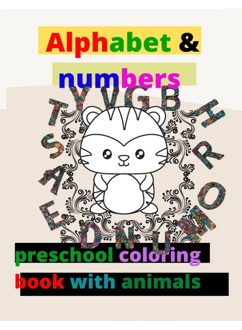 Alphabet With Colouring Animals