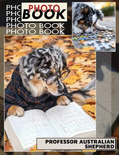 Professor Australian Shepherd Photo Book: 40 Stunning Images Showcasing The Intelligence And Charm Of Australian Shepherds