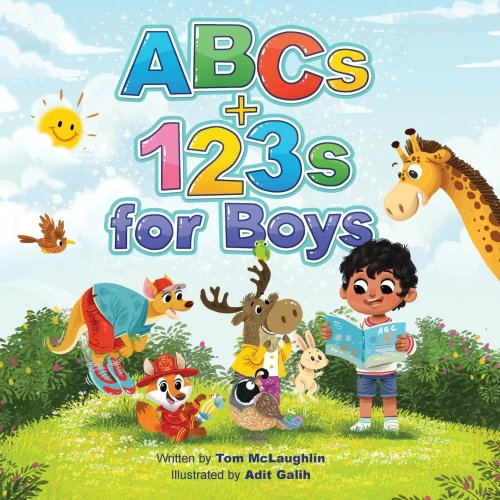 Abcs And 123S For Boys: A Fun Alphabet Book To Get Boys Excited About Reading And Counting! Age 0-6. (Baby Shower, Toddler, Pre-K, Preschool, Homeschool, Kindergarten) (1) - Paperback