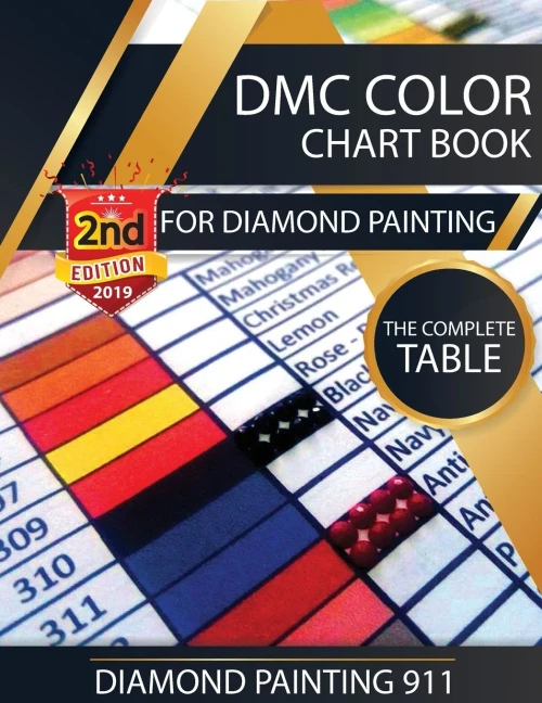 Dmc Color Chart Book For Diamond Painting : The Complete Table: 2019 Dmc Color Card
