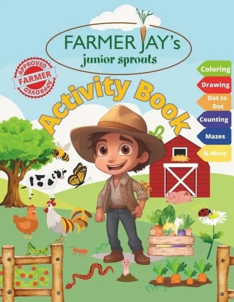 Farmer Jay's Junior Sprouts Activity Book