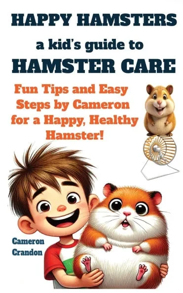 ""Happy Hamsters: A Kid's Guide to Hamster Care"" Fun Tips and Easy Steps by Cameron for a Happy, Healthy Hamster!
