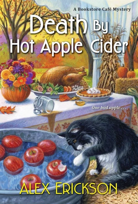 Death By Hot Apple Cider (A Bookstore Cafe Mystery)