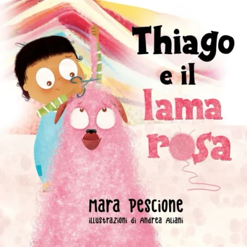 Thiago e il lama rosa