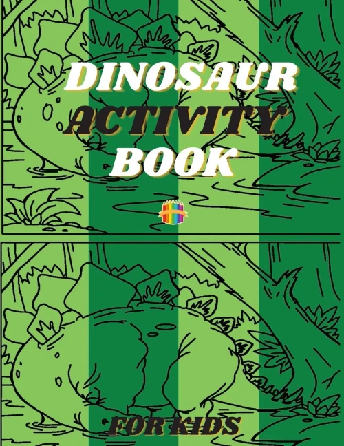 Dinosaur Activity Book: Spot The Difference Coloring Book For Toddlers