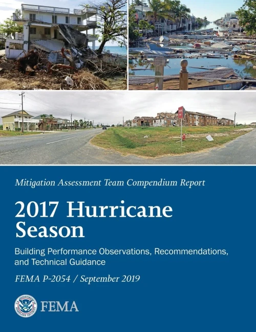 Fema Mitigation Assessment Team Compendium Report 2017 Hurricane Season September 2019