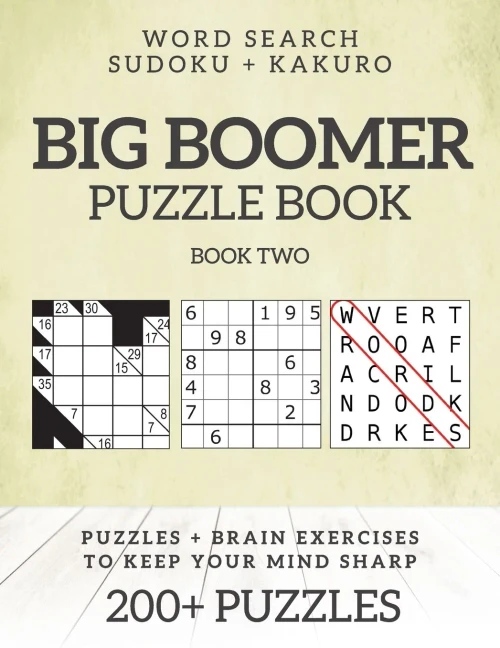 Big Boomer Puzzle Book #2: Word Search, Sudoku & Kakuro