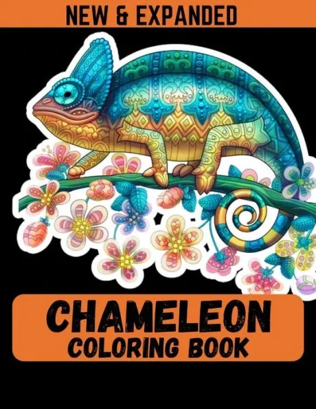 Chameleon Coloring Book (New & Expanded): Perfect size (8.5*11) for Chameleon coloring